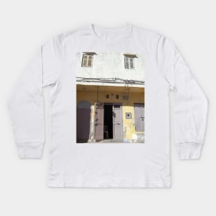 Doorway In Tangier Kids Long Sleeve T-Shirt